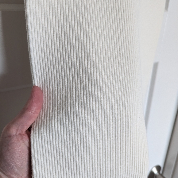 Essentials Fear Of God Cream Patch Ribbed Leggings sz L - Picture 5 of 5